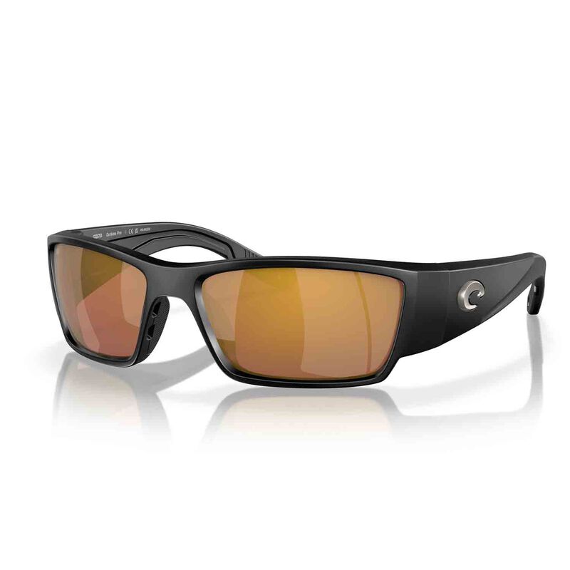 Costa Del Mar Costa Corbina Pro Matte Black Frame Sunglasses w/Gold Mirror 580G Lenses 06S9109-91091161