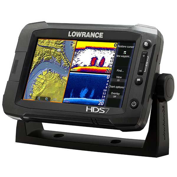 HDS-7 Gen2 Touch Fishfinder/Chartplotter with 83/200 kHz Broadband and  StructureScan HD Transducers