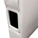 Wise DLX3010-204 DLX Series Pontoon Right Radius Arm Rest - Brite White image number 4