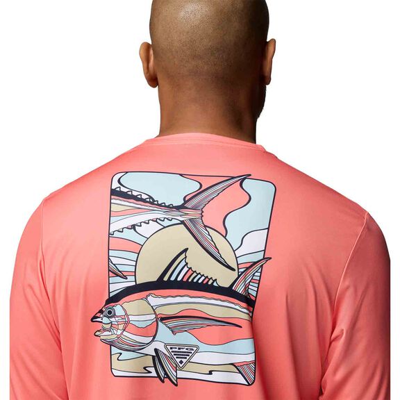Men's Terminal Tackle PFG Fish Shine II Shirt image number 3