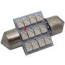 Festoon 31mm LED Bulb, Red image number 1