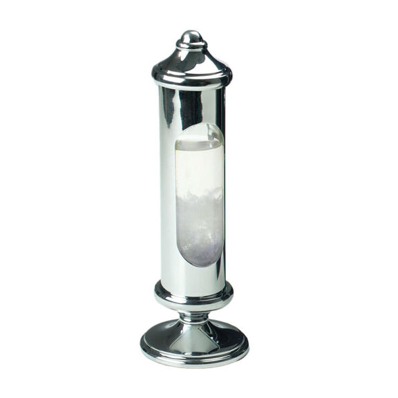 Chrome Stormglass in Black Gift Box image number 0
