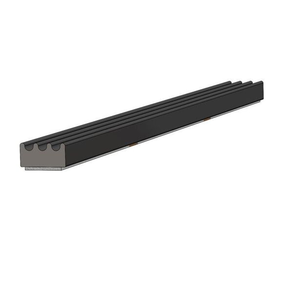 Rubber Seal Kit, Rectangle, 3/8" x 3/16" w/PSA 10' image number 0