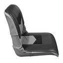 3309-860 Pro Angler Tour Series Fold Down Boat Seat, Charcoal / Marble / Black image number 2
