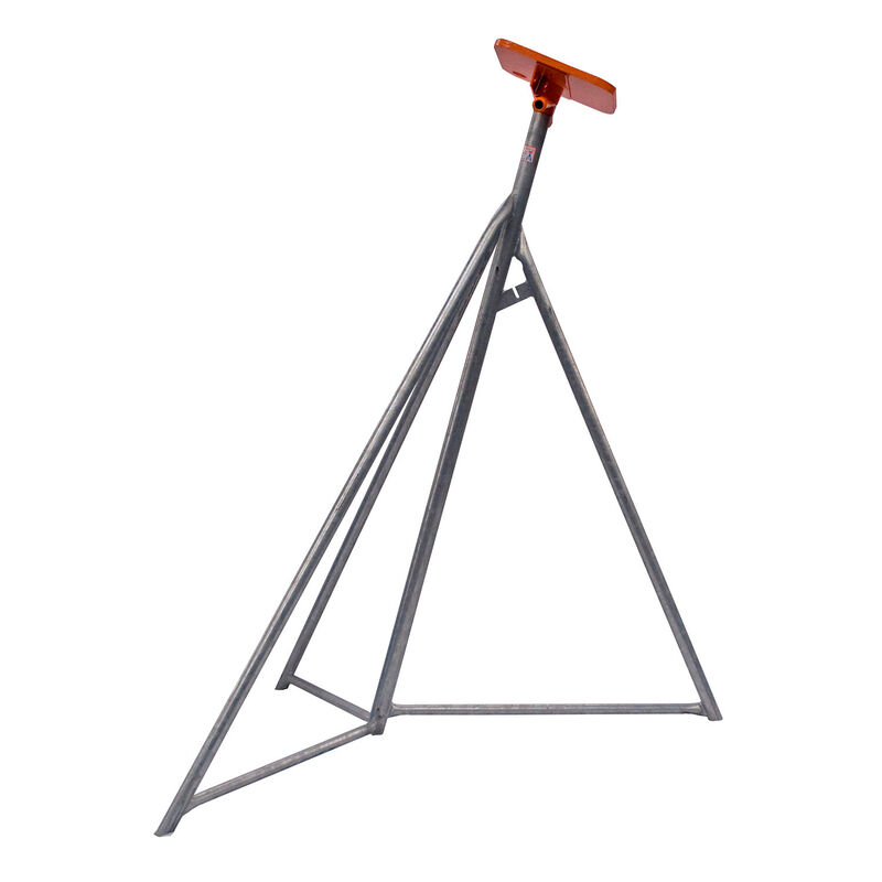 35" to 52" Flat Top Galvanized Sailboat Stand image number null