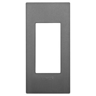 Vimar Arke 1-Module Classic Cover Plate for Panel Mounting, Technopolymer, White