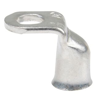 1 AWG 90 Degree Tinned Copper Lug, 5/16" Stud Size, 2-Pack