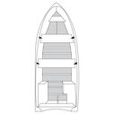 Flex-Fit&trade; PRO Boat Cover V-Hull, 14' - 16' image number 1