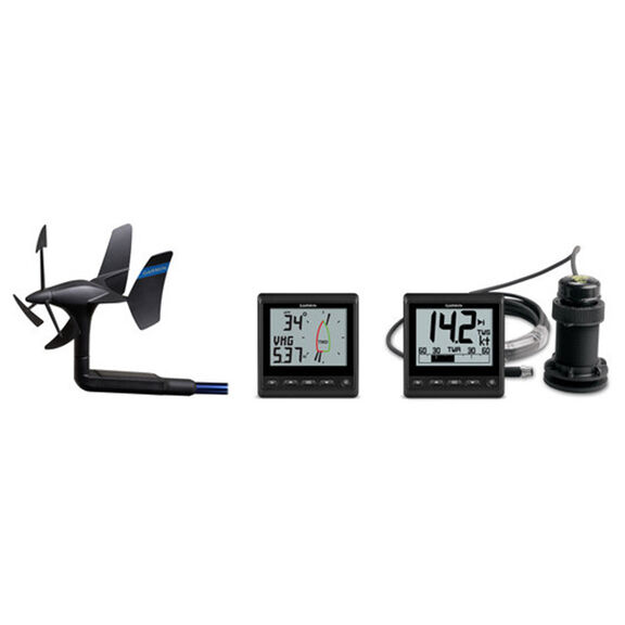 GNX&trade; Wireless Sail Pack 52 with Wireless Masthead Sensor, Two Displays, and Depth Transducer image number 0