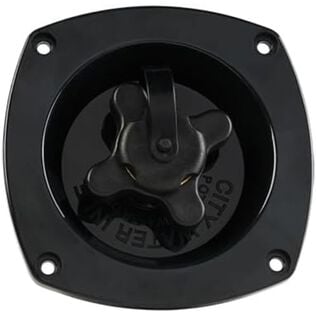 SEAFLO Wall Mount Pressure Regulated Water Inlet Black