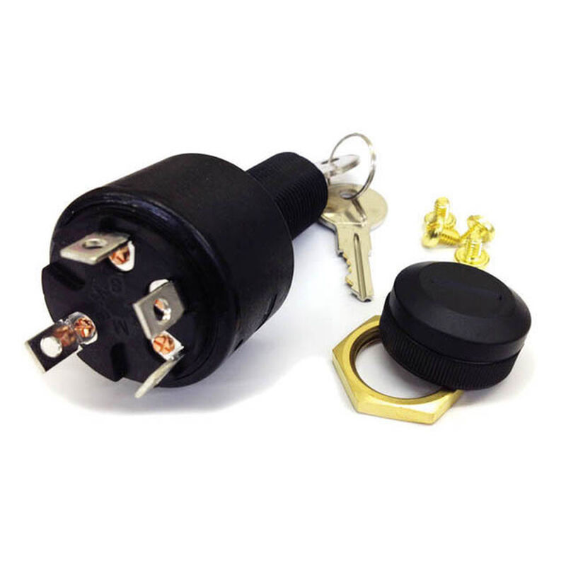 4-Position Ignition Switch Conventional, Accessory-Off-Run-Start image number 0