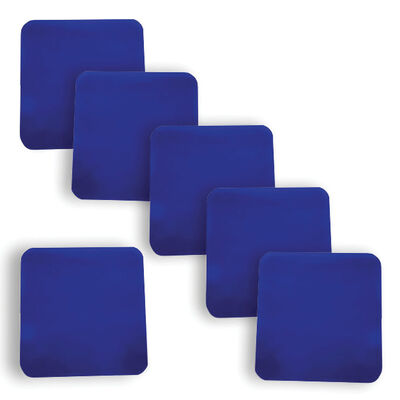 3 1/4" x 3 1/4" BixStix Non-Slip Pads, Set of 6, Blue