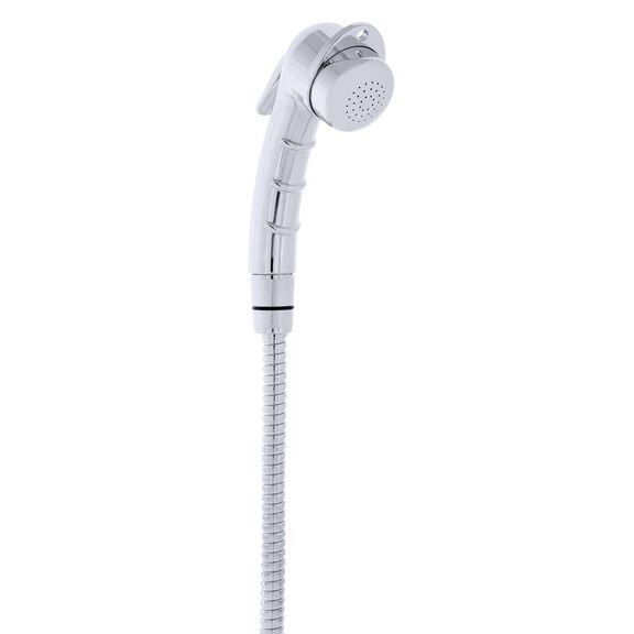 Recessed Shower Chrome Cup with Stainless Steel Lid, Small Chrome Sprayer, 6' Stainless Steel Hose image number 8