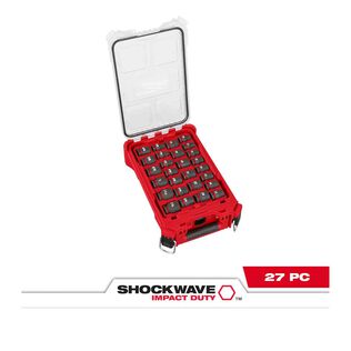 SHOCKWAVE&trade; Impact Duty&trade; Socket 1/2&rdquo; Dr SAE/MM PACKOUT&trade; Set, 27 Piece