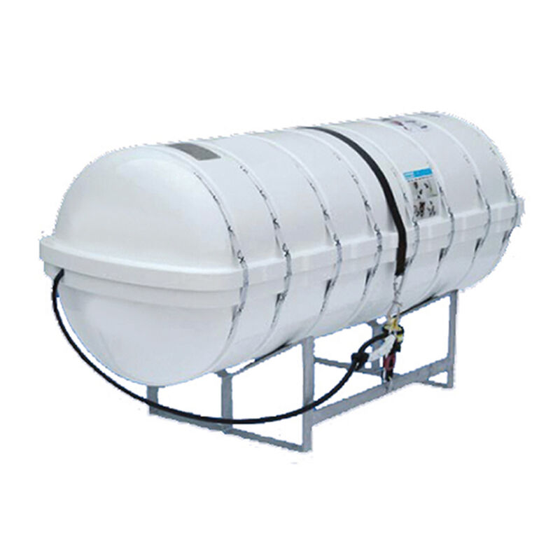 Shoremaster IBA™ 50-Person Life Raft with Fiberglass Round On-Deck Container image number 0