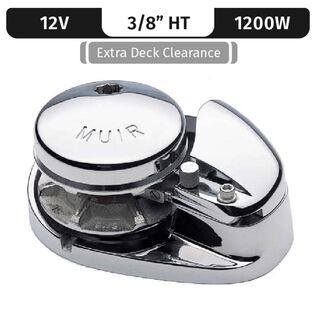 Muir Storm 1250 Low-Profile Windlass Low-Profile, 3/8" HT (G4), 12V DC, 1200W