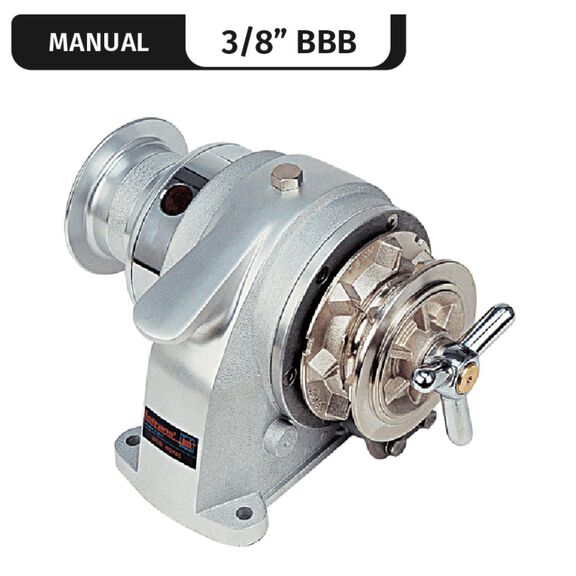 Lofrans Royal Horizontal Manual Windlass with Gypsy+Drum, 3/8" BBB image number 0