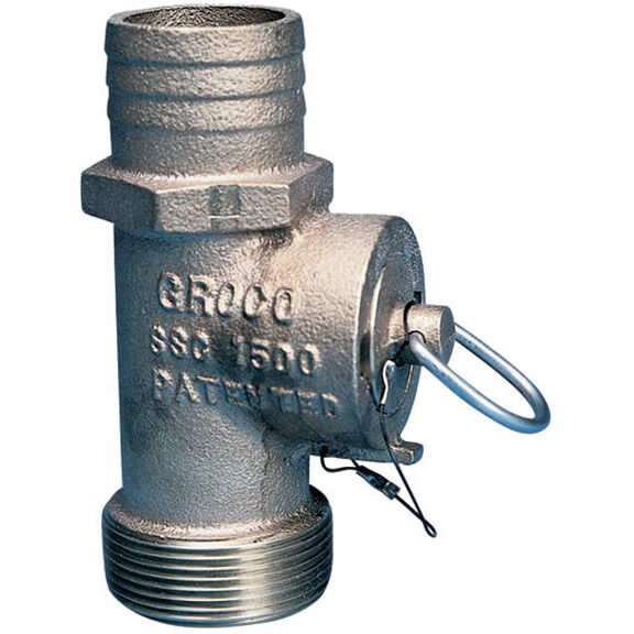 Safety Seacock Conversion, 2" Thread NPT, 2" Hose ID image number 0