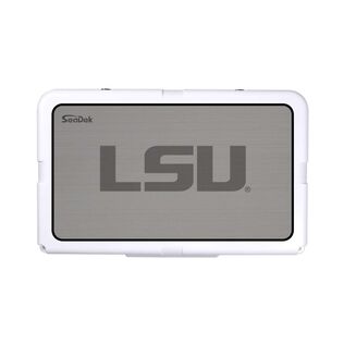 SeaDek Cooler Pad - Collegiate Collection - Fits RTIC 45 - Storm Gray / Black, LSU