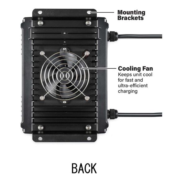 Mounted Marine Battery Charger, 36V, 10A, 1 Bank image number 1