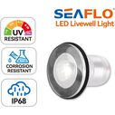 SEAFLO 05 Series Flush Mount Livewell/Baitwell LED Light - Cool White, 12V image number 4