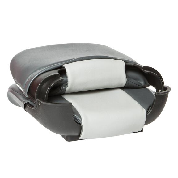 All-Weather Folding Seat, High Back, Charcoal/Gray image number 3