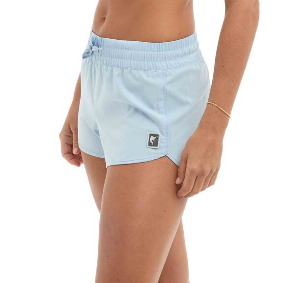 Women's Solid La Paz Active Shorts image number 2