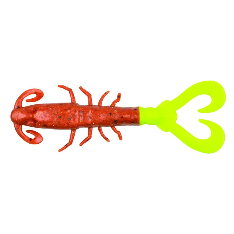 Berkley Gulp! Saltwater Mantis Shrimp - New Penny Chartreuse