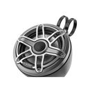 M6-650VEX-Mb-S-GmTi 6.5" Enclosed Coaxial Speakers, Matte Black Enclosure, Gunmetal Trim Ring, Titanium Sport Grille image number 3