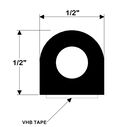 Weather Seal - 1/2" x 1/2" - 10' image number 0