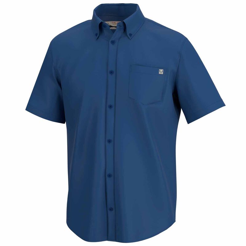 HUK Men's Kona Solid Shirt West Marine