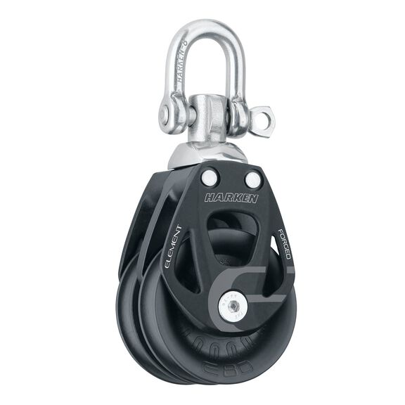 80 mm Element Double Block with Swivel Shackle image number 0