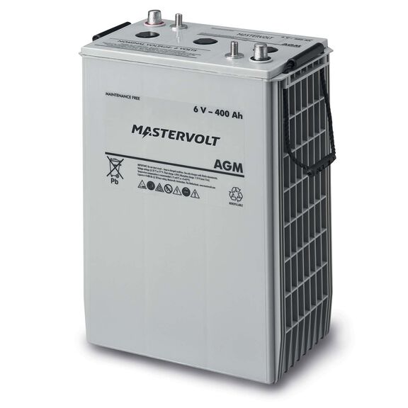 AGM 6/400 6-Volt Sealed Marine Battery image number 0