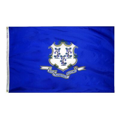 12" x 18" Connecticut State Flag