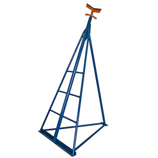 95" to 111" V-Top Foldable Sailboat Stand with Integrated Ladder