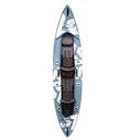Platte-Plus 12ft 3in Tandem Inflatable Kayak, Smoke Blue image number 0