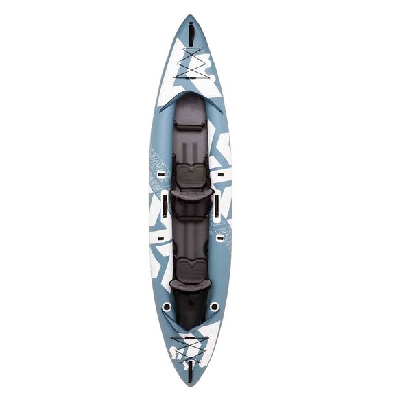 Platte-Plus 12ft 3in Tandem Inflatable Kayak, Smoke Blue image number 0