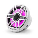 M6-770X-S-GwGw-i 7.7" Marine Coaxial Speakers, White Sport Grilles with RGB LED Lighting image number 3