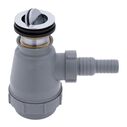 1-1/2" Drain, Flip Trap Sink Drain no Overflow, 3/4" & 1" Hose Barb Chrome image number 0