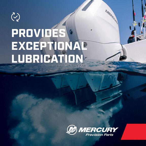 Mercury 858028K01 Premium Plus TC-W3 2-Stroke Marine Engine Oil Synthetic Blend for Outboards, 2.5 Gallons image number 3