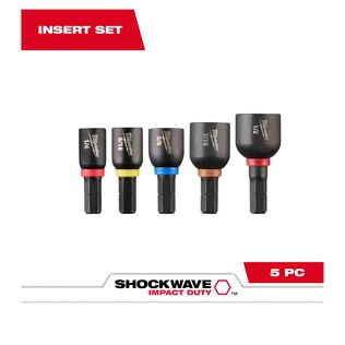 SHOCKWAVE Impact Duty&trade; Insert Magnetic Nut Driver Set, 5 Piece