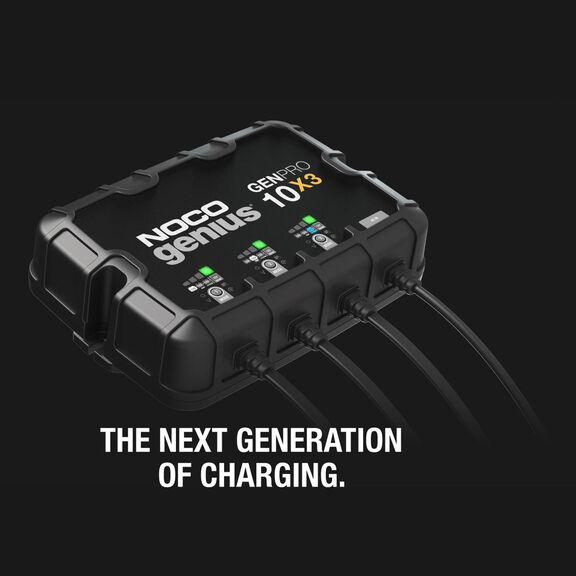 Noco Genius GENPRO10X3 Onboard Waterproof Marine Battery Charger with Precision Smart Charging, Battery Repair Mode and Advanced Temperature Compensation, 30 Amp, 12V, 3-Bank image number 5
