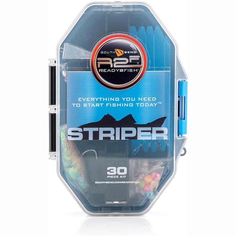 READY 2 FISH 8' Striper Spinning Combo Kit, Medium Heavy Power West