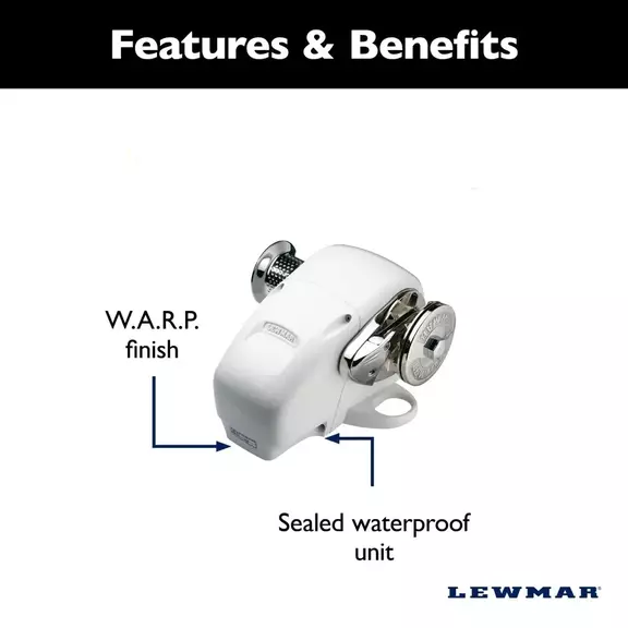 Lewmar H2 Gypsy/Drum Windlass 24V 8mm image number 2