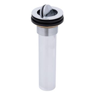 1-1/2" Drain, Flip Drain no Overflow, Straight, 1-1/4" Sweat Chrome