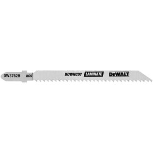 DEWALT 4" 10Tpi Laminate Down Cutting Hsc T-Shank Jig Saw Blade, 5-Pack