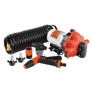 SEAFLO 55-Series Washdown Pump Kit, 12V DC, 5.5 GPM, 70 PSI