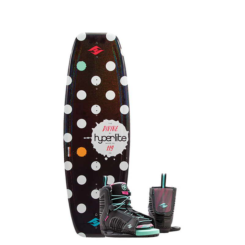 119 Divine Wakeboard Combo Package w/ Jinx Boot, 4-8.5 image number 0