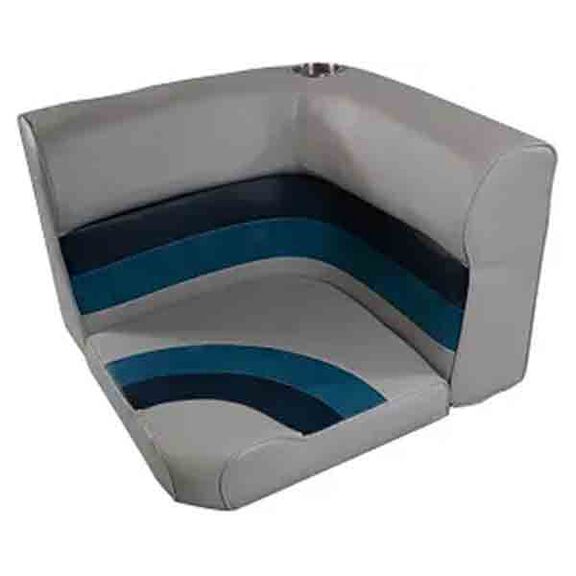 Premium Series Pontoon Radius Corner Bench Seat Cushion Set image number 0