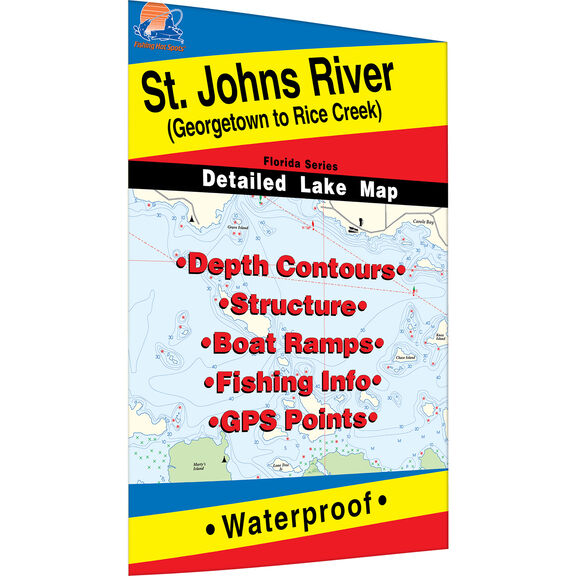 St. Johns River (Georgetown to Rice Creek) Fishing Map image number 0
